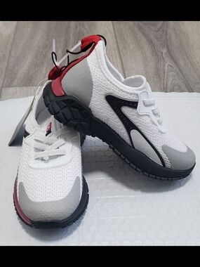 Ecko Unlimited Kids White Black Gray Red Sneakers